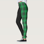 Leggings Clan Graham Crest & Tartan (Gauche)