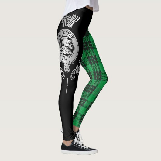 Leggings Clan Graham Crest & Tartan (Droite)