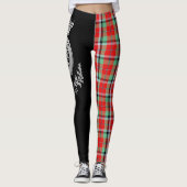 Leggings Clan Graham Crest & Tartan (Devant)