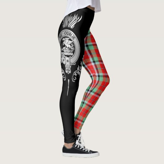 Leggings Clan Graham Crest & Tartan (Droite)
