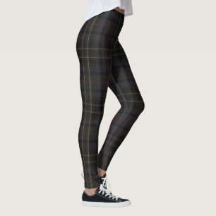 Leggings Clan gris gris gris écossais Gris Gris Gris