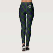 Leggings Clan Gunn Crest & Tartan (Dos)