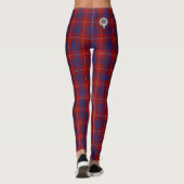 Leggings Clan Hamilton Crest & Tartan (Dos)