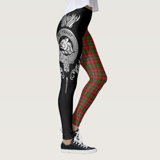 Leggings Clan Innes Crest & Tartan (Droite)