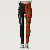 Leggings Clan Kerr Crest & Tartan (Devant)