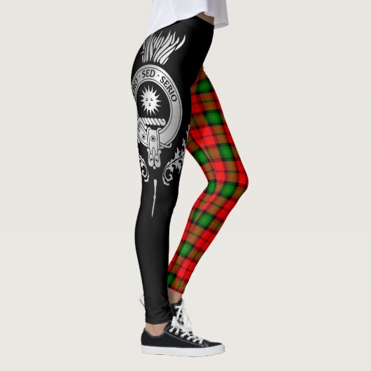 Leggings Clan Kerr Crest & Tartan (Droite)