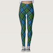 Leggings Clan Kirkpatrick Crest sur Tartan (Devant)