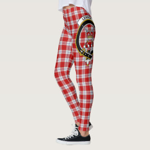 Leggings Clan Lennox Robe de Crête Tartan Femmes Scotstee