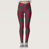 Leggings Clan MacDougall Crest sur Tartan (Devant)