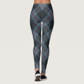 Leggings Clan MacKay Crest sur Blue Tartan (Dos)