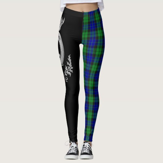 Leggings Clan MacKay Crest & Tartan (Devant)