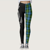 Leggings Clan MacKenzie Crest & Tartan (Devant)