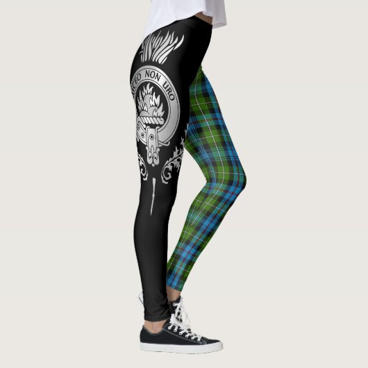 Leggings Clan MacKenzie Crest & Tartan (Droite)