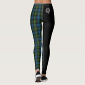 Leggings Clan MacKenzie Crest & Tartan (Dos)