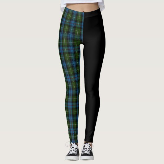 Leggings Clan MacKenzie Crest & Tartan (Devant)
