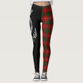 Leggings Clan MacKinnon Crest & Tartan (Devant)