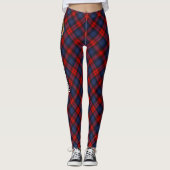 Leggings Clan MacLachlan Crest sur Tartan (Devant)