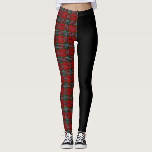 Leggings Clan MacLean Crest & Tartan (Devant)
