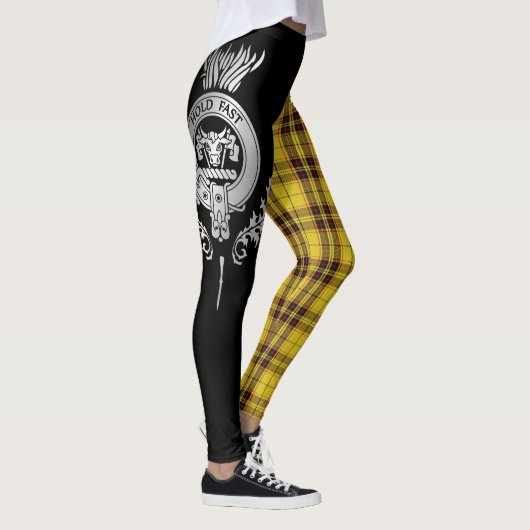 Leggings Clan MacLeod Crest & Tartan (Droite)