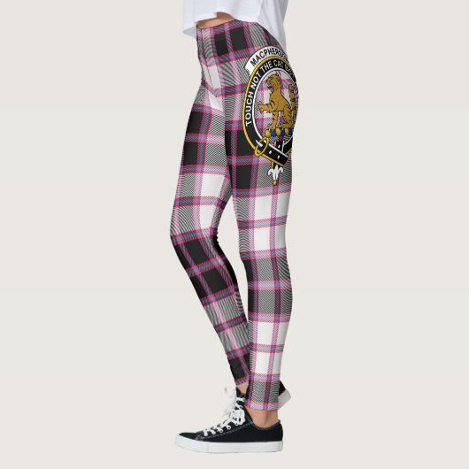Leggings Clan MacPherson Scotstee Chasse Moderne Blason Tar (Gauche)