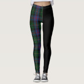 Leggings Clan Malcolm Crest & Tartan (Devant)