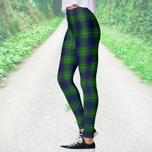 Leggings Clan Oliphant Tartan Plaid