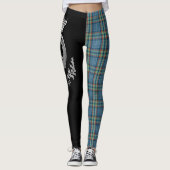 Leggings Clan Ralston Crest & Tartan (Devant)
