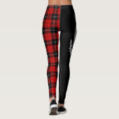 Leggings Clan Ramsay Crest & Tartan (Dos)