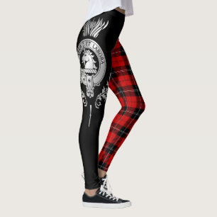 Leggings Clan Ramsay Crest & Tartan