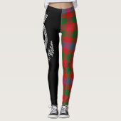 Leggings Clan Ross Crest & Tartan (Devant)