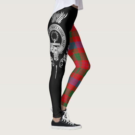 Leggings Clan Ross Crest & Tartan (Droite)