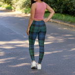 Leggings Clan Rustique Plaid Campbell Green Blue Tartan<br><div class="desc">Améliorez votre garde-robe d'hiver traditionnelle avec ces leggings audacieux,  plus foncés et de qualité avec le motif écossais écossais écossais en plaid. Idéal pour les vacances et parfait pour toutes les activités hivernales,  l'entraînement ou les séances d'entraînement. Superbe design écossais Clan tartan écossais.</div>