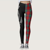 Leggings Clan Ruthven Crest & Tartan (Devant)