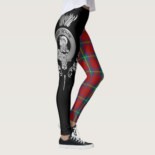 Leggings Clan Ruthven Crest & Tartan (Droite)