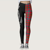 Leggings Clan Sinclair Crest & Tartan (Devant)