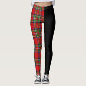 Leggings Clan Stewart | Stuart Crest & Tartan (Devant)
