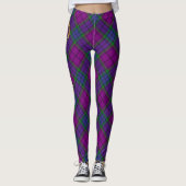 Leggings Clan Wardlaw Crest sur Tartan (Devant)