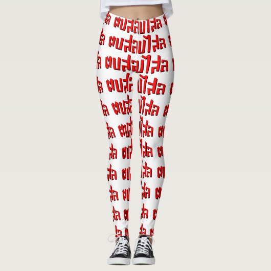 Leggings Claque thaïlandaise de ☆ de Dop Salop Salai de ☆ (Devant)