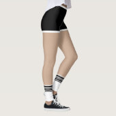Leggings Classe Gym Shorts Noirs Avec Chaussettes (Droite)