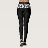 Leggings Classe supérieure de 2019 Graduate Funny SEN19R Te (Dos)