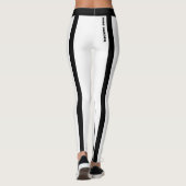 Leggings Classic Blanc & Noir (Dos)