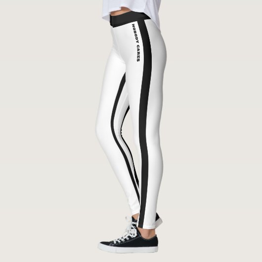 Leggings Classic Blanc & Noir (Gauche)
