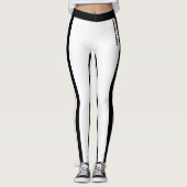 Leggings Classic Blanc & Noir (Devant)