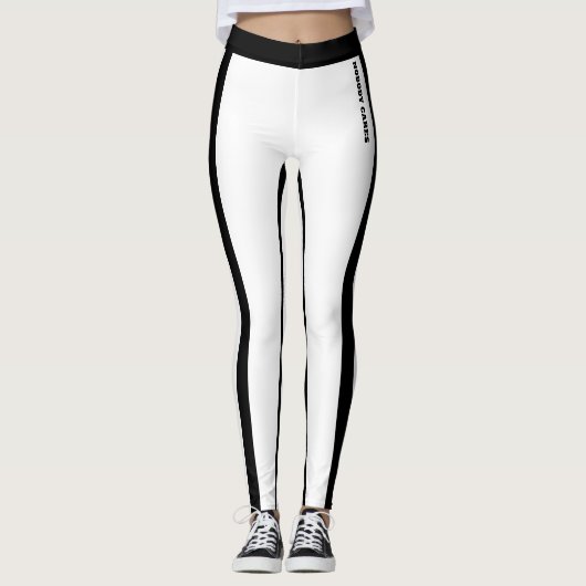 Leggings Classic Blanc & Noir (Devant)