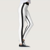 Leggings Classic Blanc & Noir (Droite)