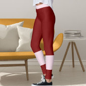 Leggings Classic Red Pink Valentine's Day Girlfriend Gift