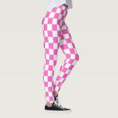 Leggings Classic visual pink checkerboard  (Droite)