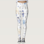 Leggings Classique animal d'hiver (Devant)