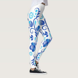 Leggings Classique Coloré, Fou, Branché, Audacieux floral