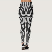 Leggings Classique moderne noir blanc "Ratti_Creative_Arts" (Dos)